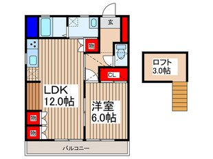 キャッスル西浦の物件間取画像